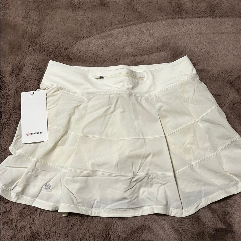 Lululemon Pace Rival Skirt Tall size 8 Lemon sorbet  NWT